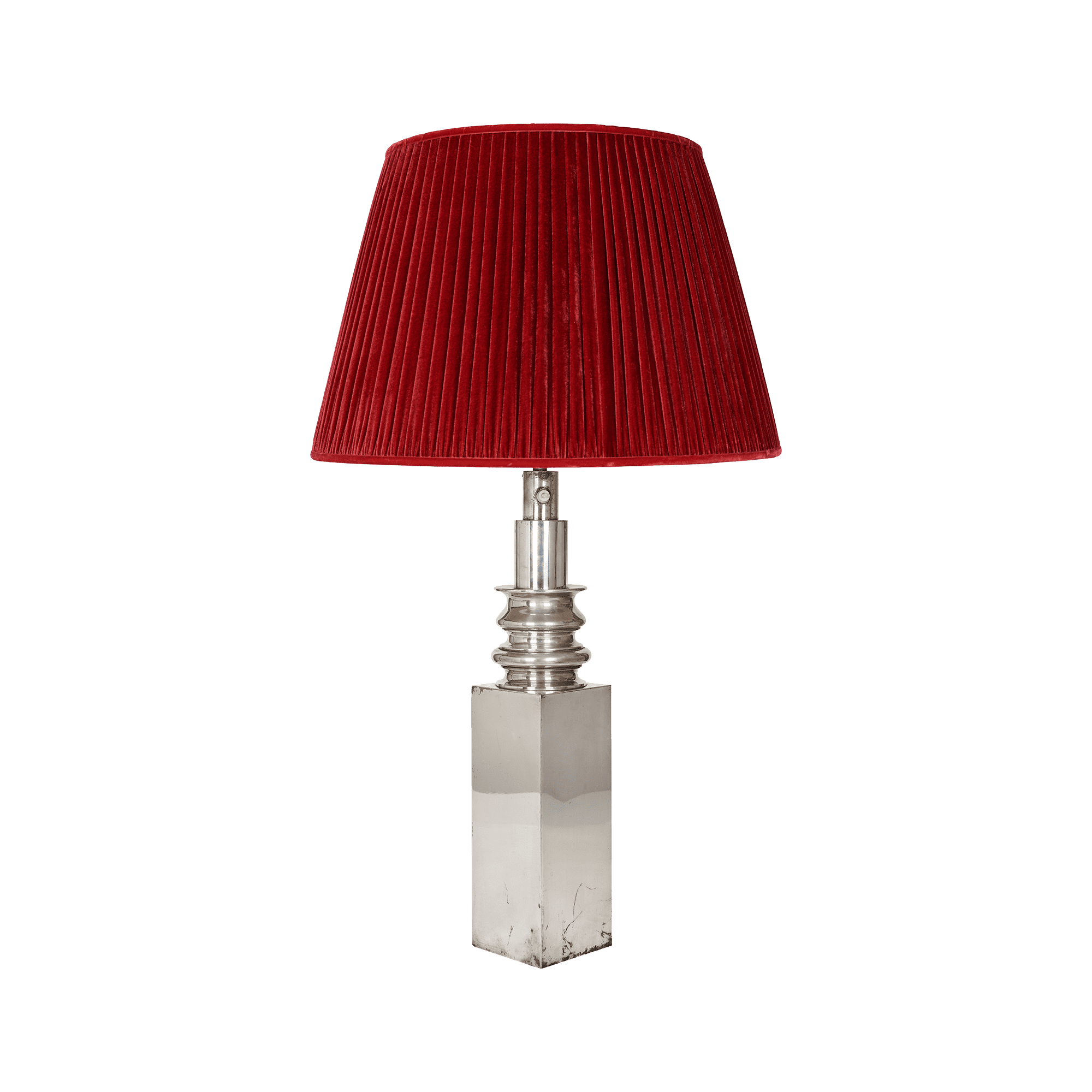 LAM-013 Polished Silver Lamp