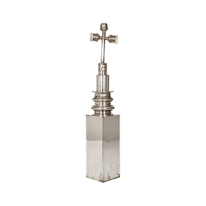 LAM-013B Polished Silver Lamp