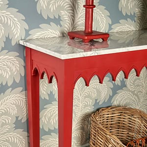 AT Augustus Console Table Red