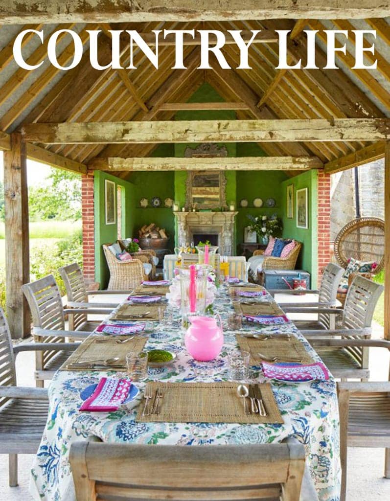 Country Life - Sarah Vanrenen Outdoor Room Photograph by David Parmiter Cover